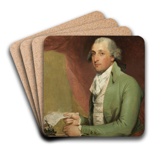 William Bayard by Gilbert Stuart Art Drink Coaster set