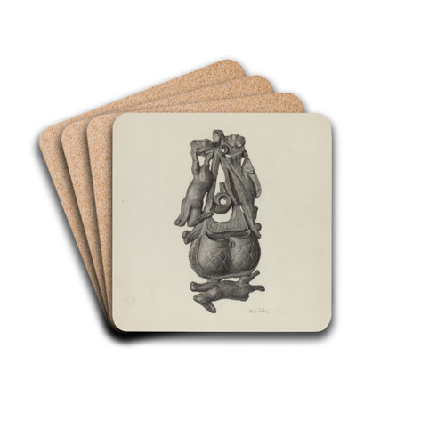 Match Safe by Maurice Van Felix Drink Coasters - set of 4