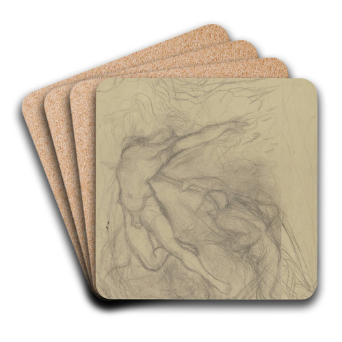 Absalom's death by Victor Mller Art Drink Coaster set Absalom's death by Victor Mller Art Drink Coaster set