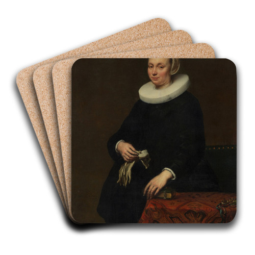 Portrait of a Woman by Jrgen Ovens Art Drink Coaster set