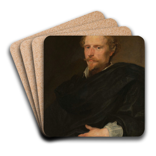 Portrait of a Man by Anthony van Dyck Art Drink Coaster set