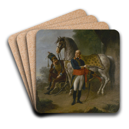 Le gnral Servan (1741-1808) by Louis Lafitte Art Drink Coaster set Le gnral Servan (1741-1808) by Louis Lafitte Art Drink Coaster set