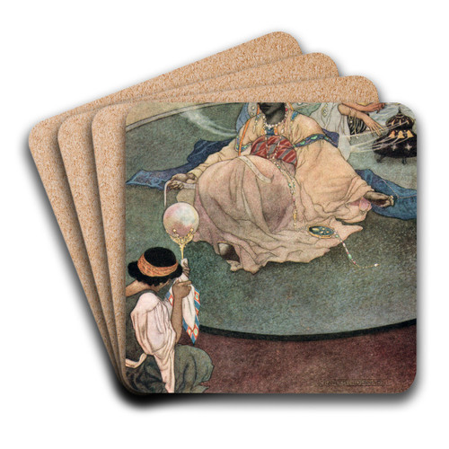 The King Of The Mountains Of The Moon by Charles Robinson Art Drink Coaster set The King Of The Mountains Of The Moon by Charles Robinson Art Drink Coaster set