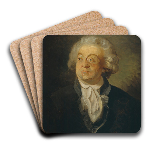Portrait d'Honor Gabriel Riqueti, comte de Mirabeau (1749-1791), orateur et homme politique by Joseph Boze Art Drink Coaster set Portrait d'Honor Gabriel Riqueti, comte de Mirabeau (1749-1791), orateur et homme politique by Joseph Boze Art Drink Coaster set