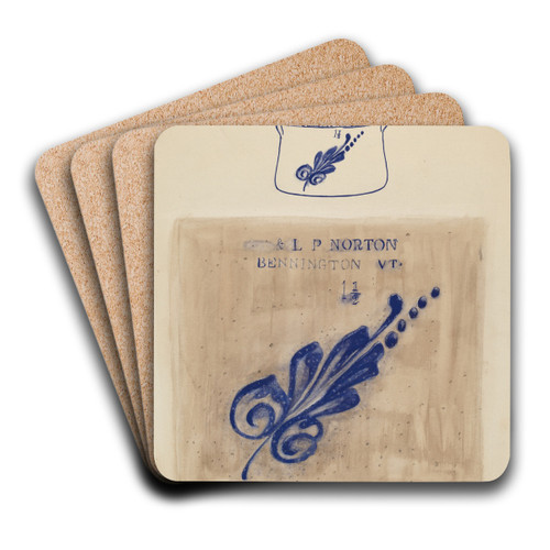 Crock by Yolande Delasser Art Drink Coaster set Crock by Yolande Delasser Art Drink Coaster set
