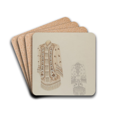 Opera Shoulder Wrap by Joseph L. Boyd Drink Coasters - set of 4