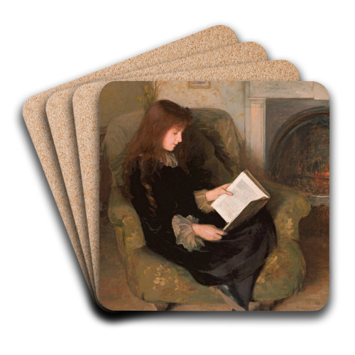 Inseparables by Florence Fuller Art Drink Coaster set