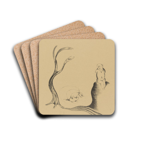 Krppel 2 by Heinrich Hrle Drink Coasters - set of 4 Krppel 2 by Heinrich Hrle Drink Coasters - set of 4
