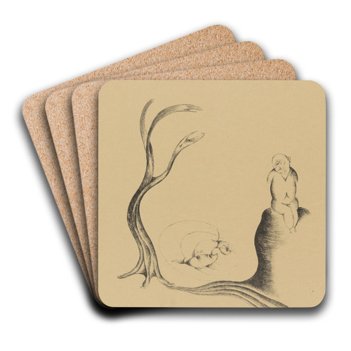 Krppel 2 by Heinrich Hrle Art Drink Coaster set Krppel 2 by Heinrich Hrle Art Drink Coaster set