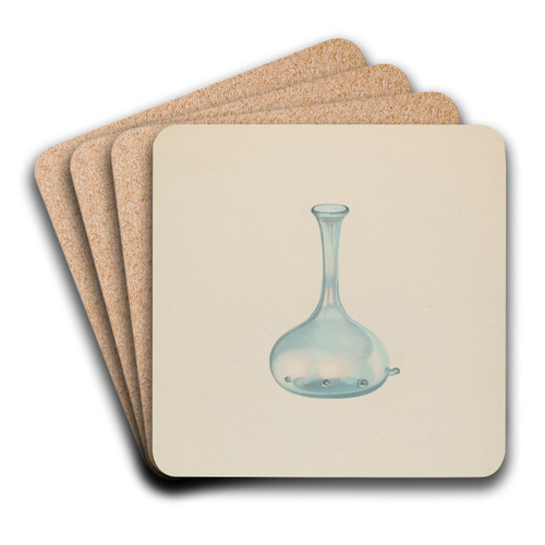 Vase by Isidore Steinberg Art Drink Coaster set Vase by Isidore Steinberg Art Drink Coaster set