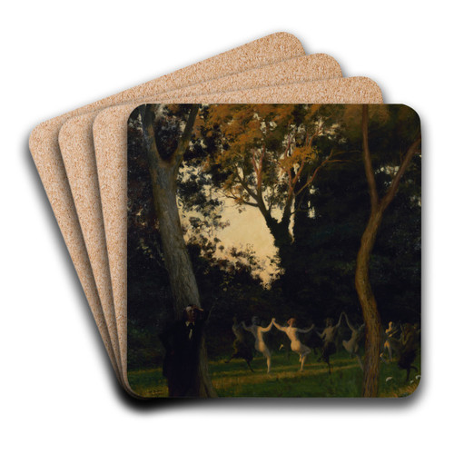 Victor Hugo concevant Les Rayons et les Ombres by Jules- GeorgesBondoux Art Drink Coaster set Victor Hugo concevant Les Rayons et les Ombres by Jules- GeorgesBondoux Art Drink Coaster set