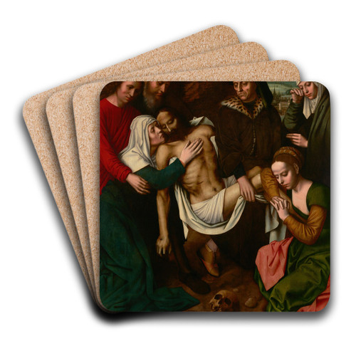 The Lamentation by Ambrosius Benson Art Drink Coaster set