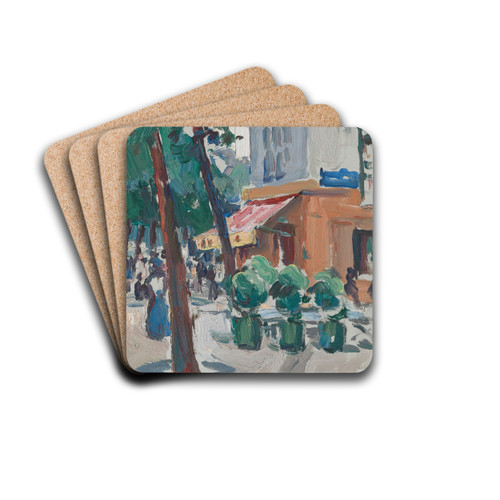 Luxembourg Gardens - Paris by Samuel John Peploe Drink Coasters - set of 4