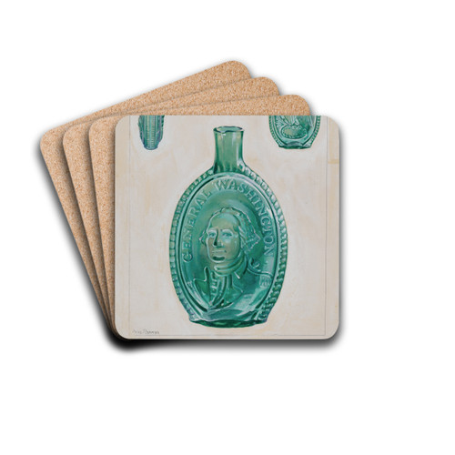 Flask by Charles Caseau Drink Coasters - set of 4