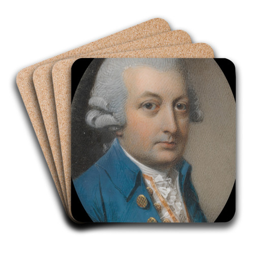 Portrait of a Gentleman by George Engleheart Art Drink Coaster set