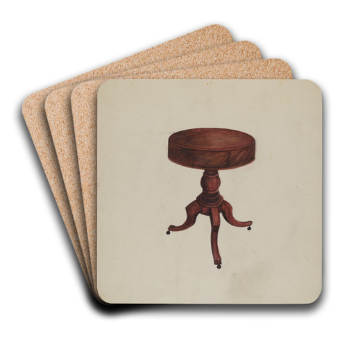 Table by Edna C. Rex Art Drink Coaster set