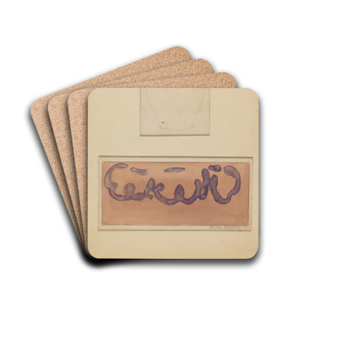 Crock by Yolande Delasser Drink Coasters - set of 4 Crock by Yolande Delasser Drink Coasters - set of 4