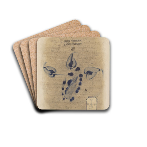 Jar by John Dana Drink Coasters - set of 4