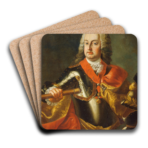 Kaiser Franz I. Stephan von Lothringen by Martin van Meytens Art Drink Coaster set