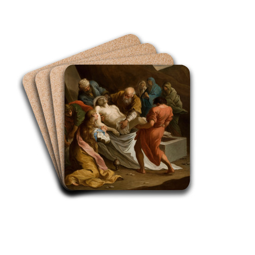 The Entombment by Szymon Czechowicz Drink Coasters - set of 4