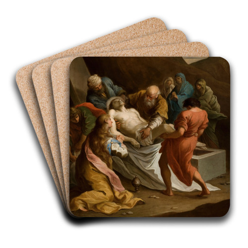 The Entombment by Szymon Czechowicz Art Drink Coaster set