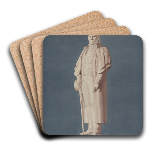 Figurehead of Andrew Jackson by Joseph Goldberg Art Drink Coaster set