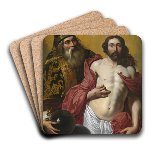 The Holy Trinity by Artus Wolffort Art Drink Coaster set The Holy Trinity by Artus Wolffort Art Drink Coaster set