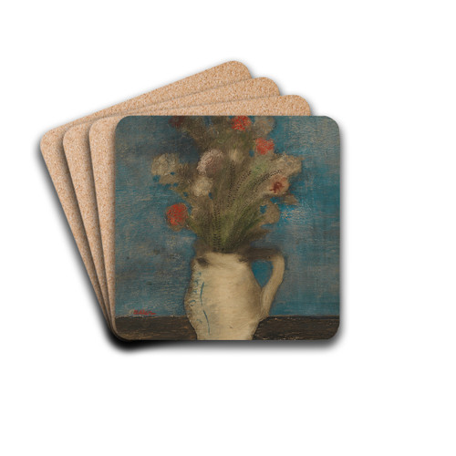 Blumenstillleben by Jankel Adler Drink Coasters - set of 4