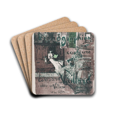 Album Cover for Landscapes and Interiors by douard Vuillard Drink Coasters - set of 4