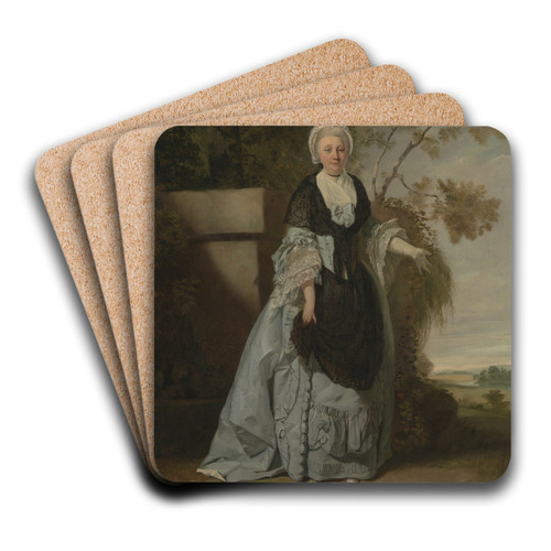 Mrs. Bentley by Francis Wheatley Art Drink Coaster set
