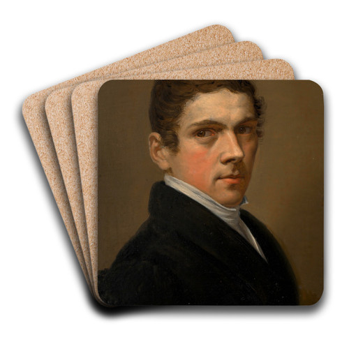 Friedrich Gauermann (Knstler) by Jakob Gauermann Art Drink Coaster set