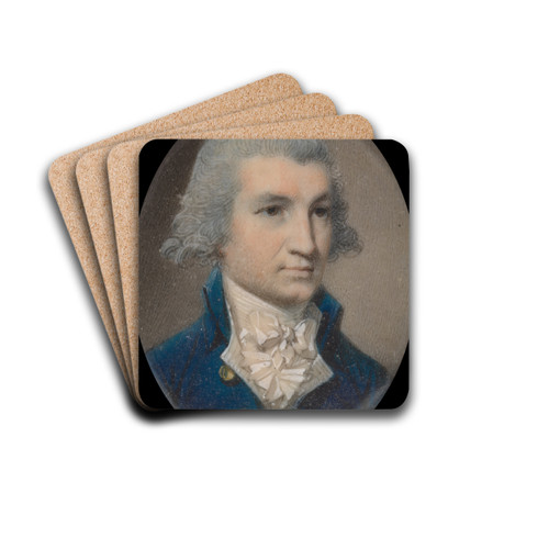 Portrait of a Gentleman by George Engleheart Drink Coasters - set of 4