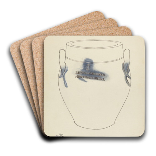 Crock by John Tarantino Art Drink Coaster set