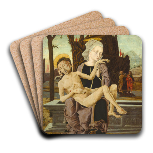 Piet by After Cosimo Tura Art Drink Coaster set