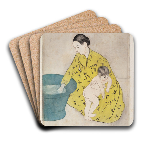 The Bath by Mary Cassatt Art Drink Coaster set