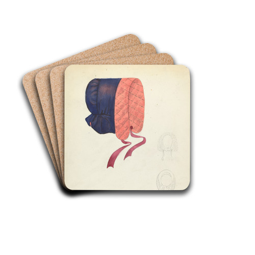 Bonnet by Dorothy Gernon Drink Coasters - set of 4