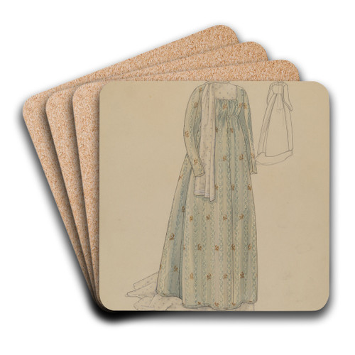 Dress by William Hoffman Art Drink Coaster set