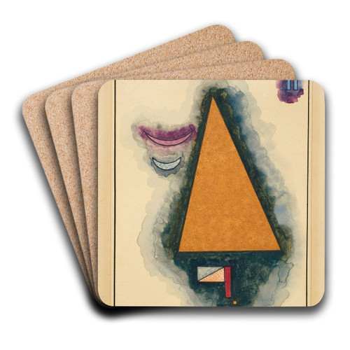 Ohne Titel by Wassily Kandinsky Art Drink Coaster set
