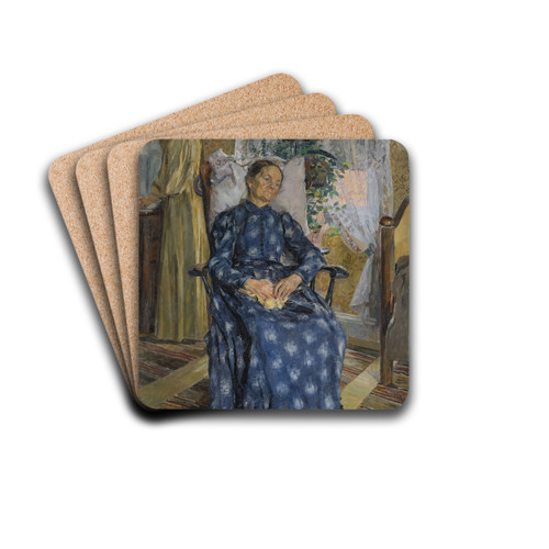 Tired by Carl Wilhelmson Drink Coasters - set of 4