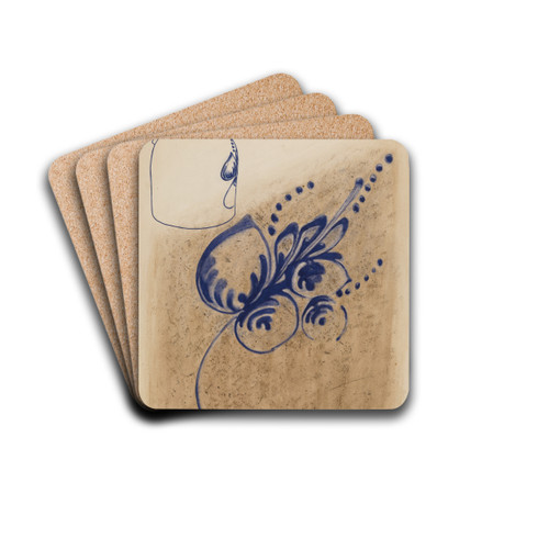 Jug by Yolande Delasser Drink Coasters - set of 4
