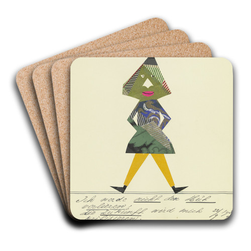 Ich werde nicht den Mut verlieren ' by John Elsas Art Drink Coaster set