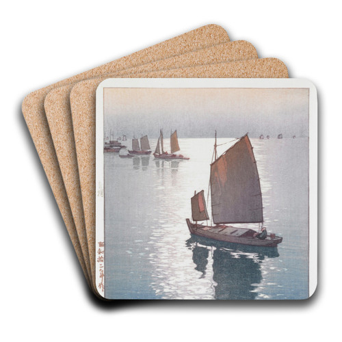 Calm Wind by Yoshida Hiroshi Art Drink Coaster set