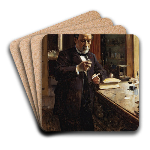 Study for the Portrait of Louis Pasteur by Albert Edelfelt Art Drink Coaster set