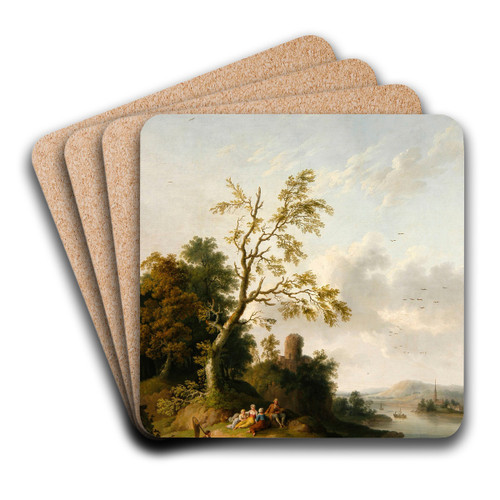 Paysage by Jakob Philipp Hackert Art Drink Coaster set