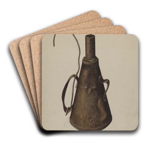 Torch by Thomas Dooley Art Drink Coaster set Torch by Thomas Dooley Art Drink Coaster set