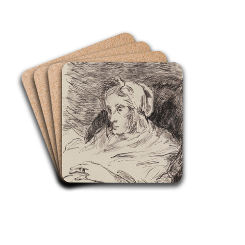 Recovering by James Ensor Drink Coasters - set of 4