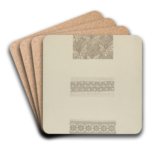 Lace by Carl Buergerniss Art Drink Coaster set