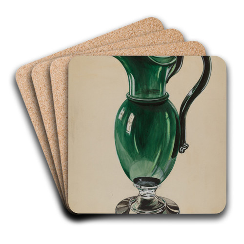 Pitcher by Robert Stewart Art Drink Coaster set Pitcher by Robert Stewart Art Drink Coaster set