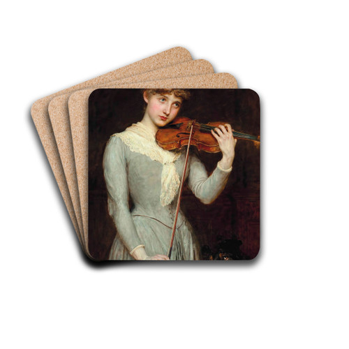 A Cavatina by Briton Riviere Drink Coasters - set of 4