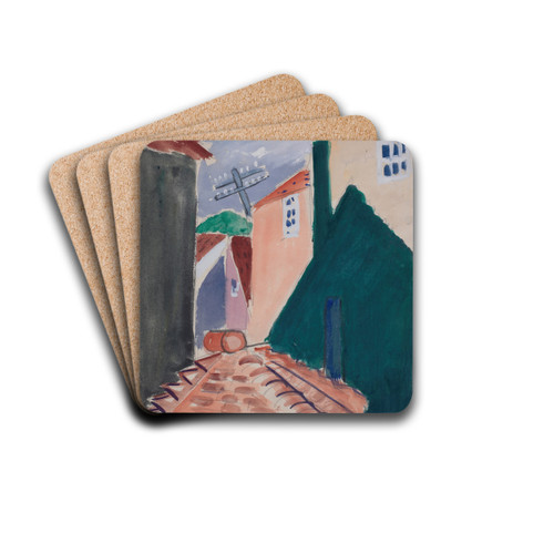 Scene in Berkshire by Raymond McIntyre Drink Coasters - set of 4